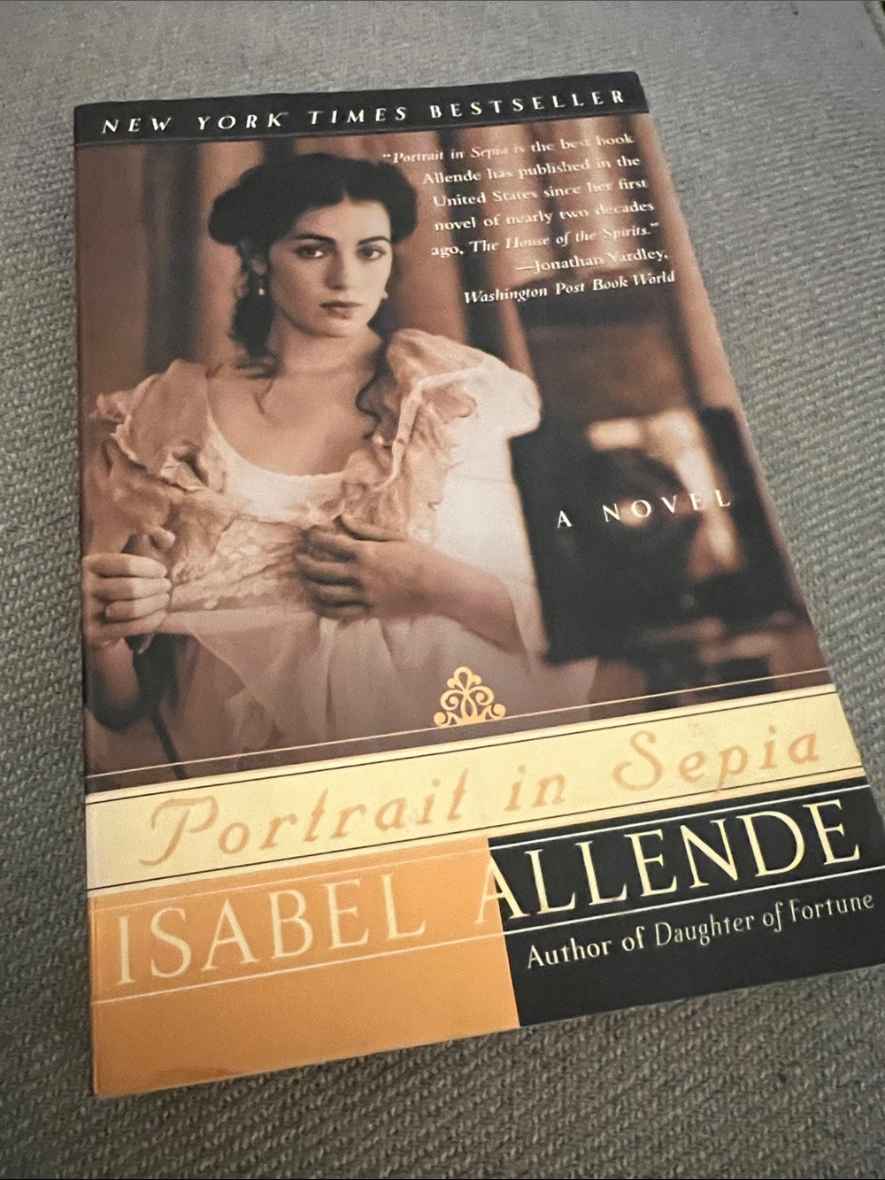Vintage Paperback 2001 Portrait in Sepia by Isabel Allende -
